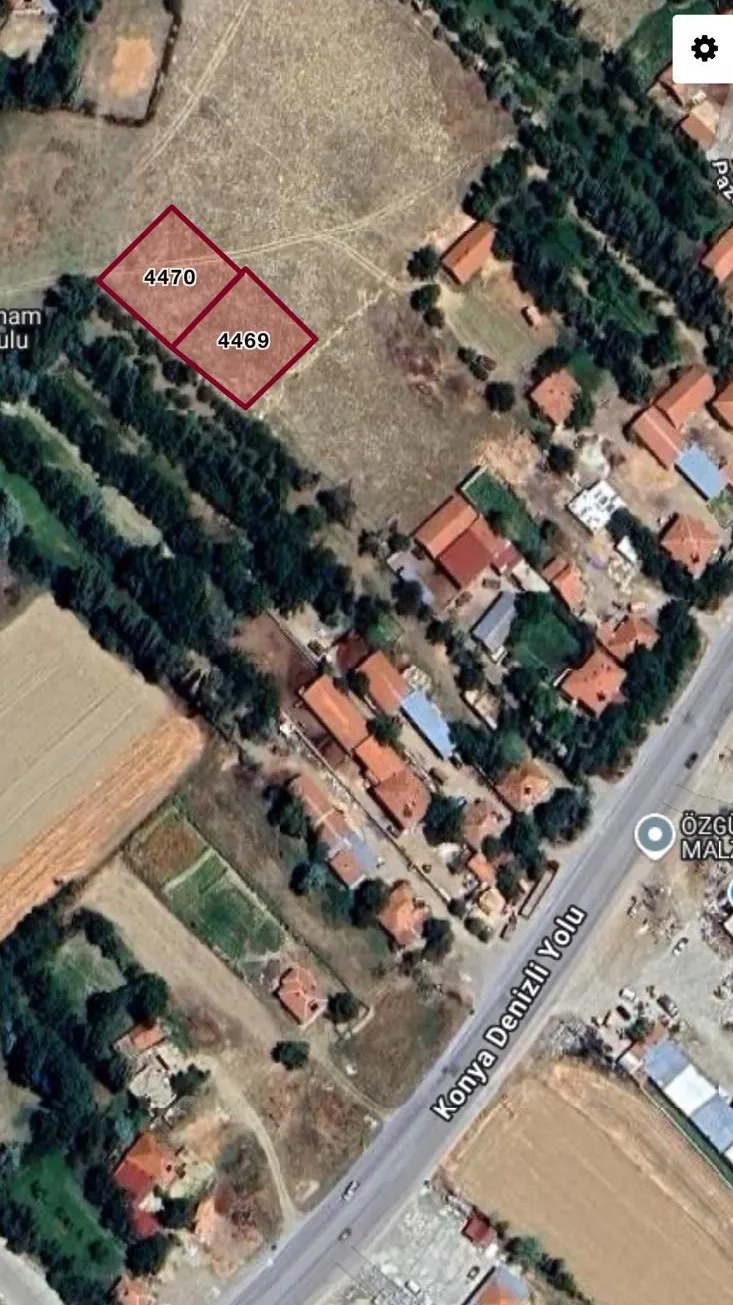 AYFON ÇAY PAZARAĞAÇ'DA 1482 M2 İKİ PARSEL SATILIK FIRSAT ARSALAR